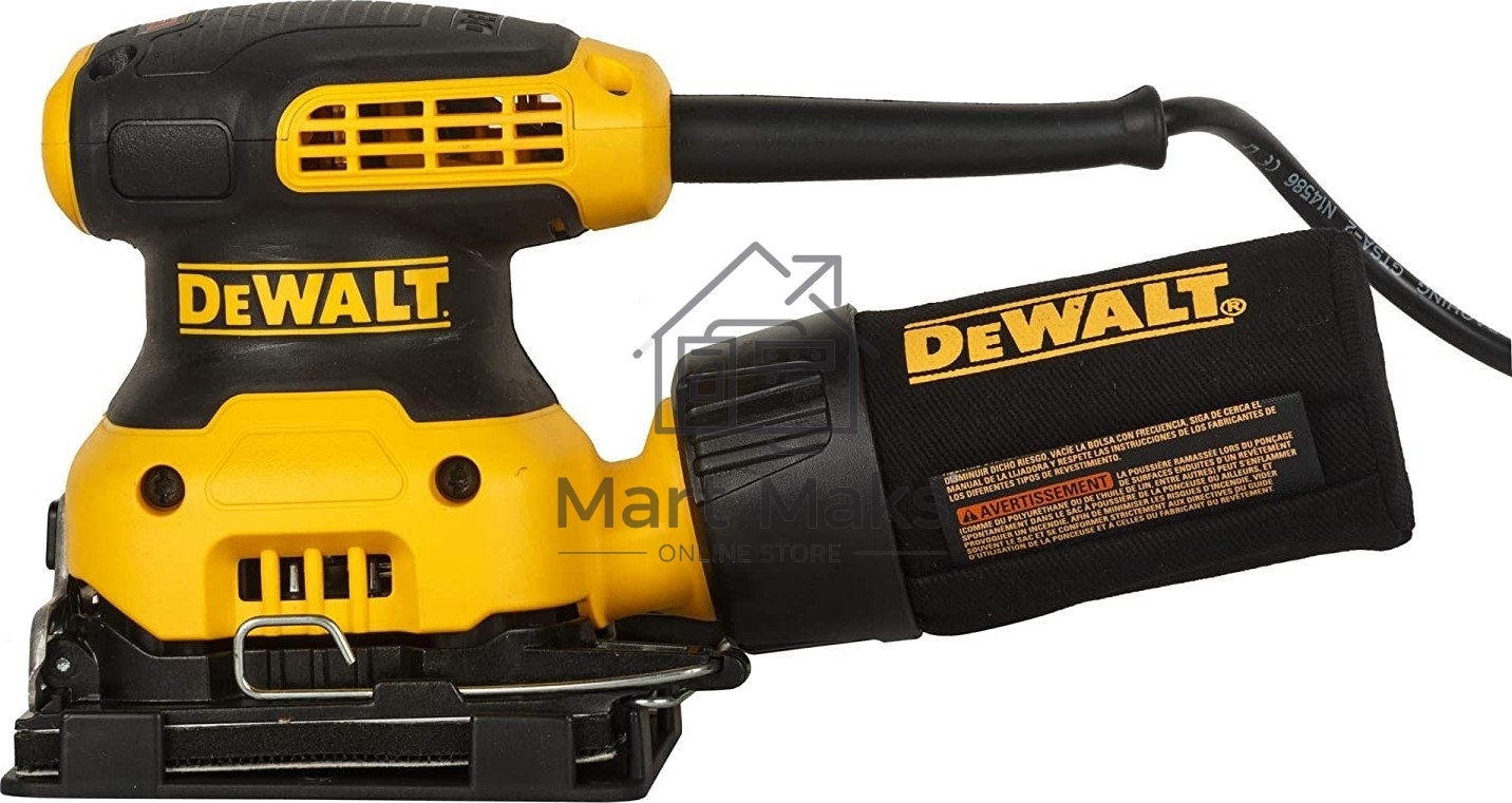 Вибрационная эксцентриковая шлифмашина сетевая DeWALT 230 Вт. 125 мм. DWE6411