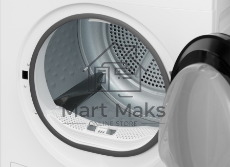 Сушильная машина Weissgauff WD 5948 Heat Pump белый, 8 кг, сушка - тепловой насос, программ - 15, 59.5 x 84.5 x 60 см