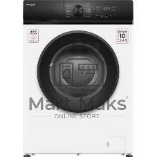 Стиральная машина Weissgauff WM 39106 Inverter Steam белая, загрузка фронтальная 6кг, 1000 об/мин., класс: A++