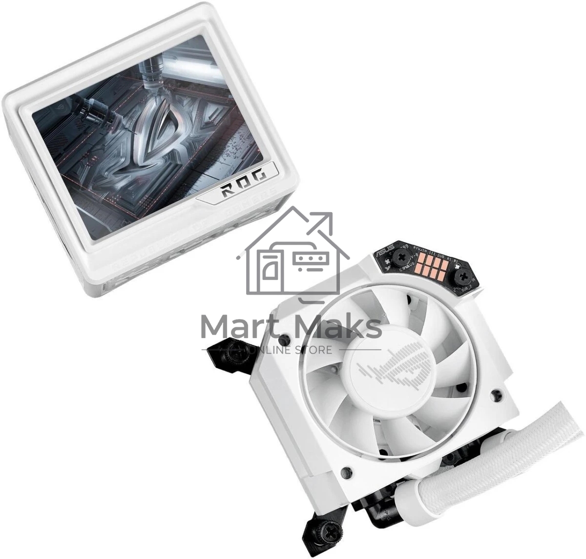 Жидкостная система охлаждения ASUS ROG RYUJIN III 360 ARGB EXTREME WHT 90RC0132-M0EAY0 белый 120мм алюминий+медь 2800rpm 36db 4-pin 305W