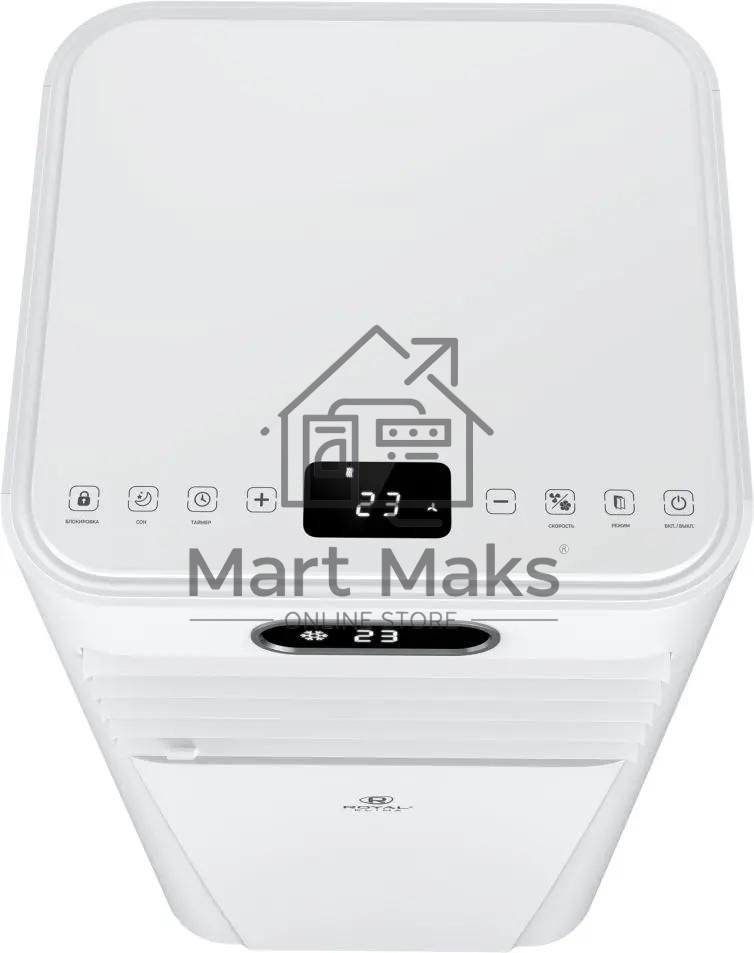 Мобильный кондиционер Royal Clima RM-TS28CH-E 9500 BTU, 28 м², 54 дБ, охлаждение, осушение, белый