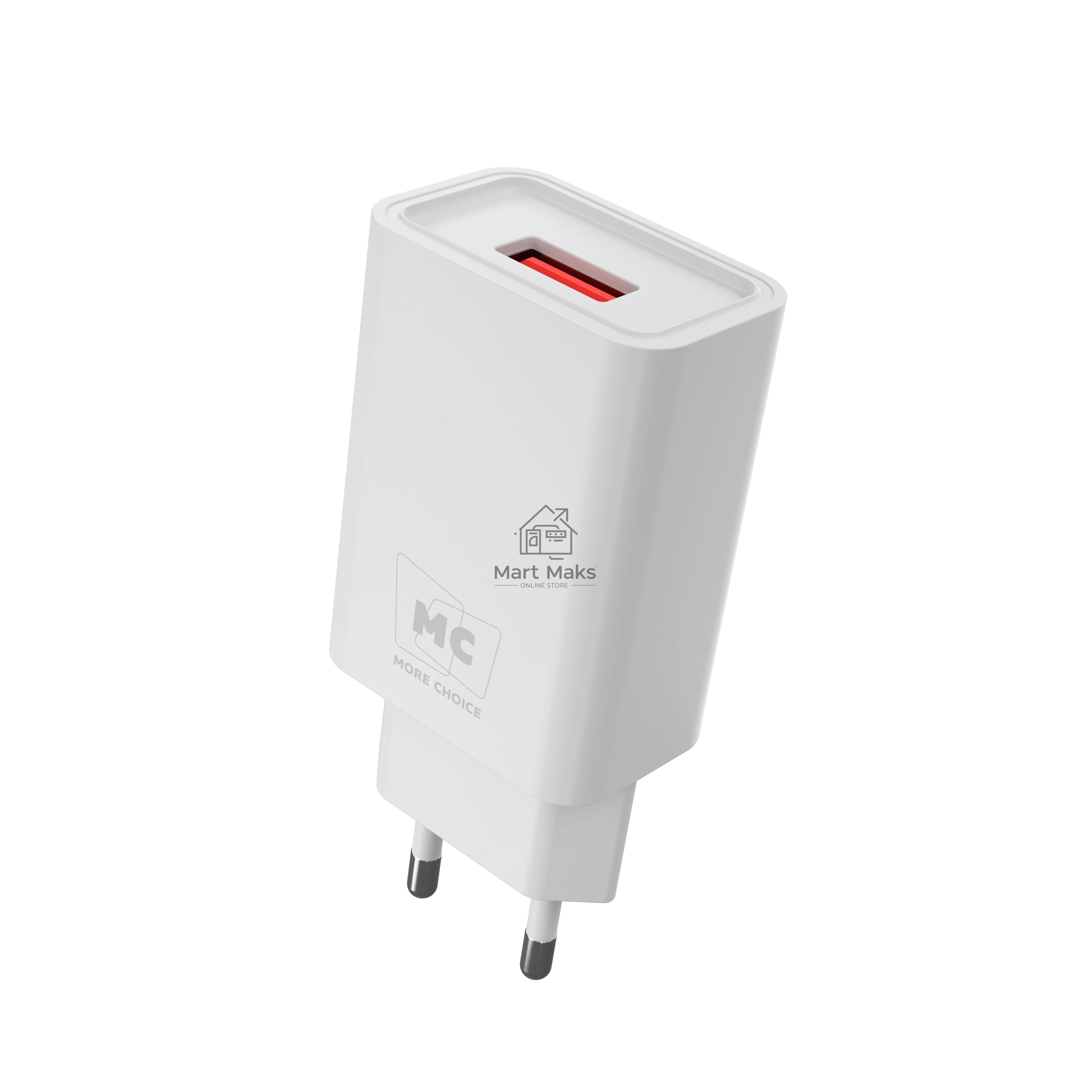 Зарядное устройство MORE CHOICE (4620202555717) NC07m СЗУ 1USB 2.0A для micro, белый
