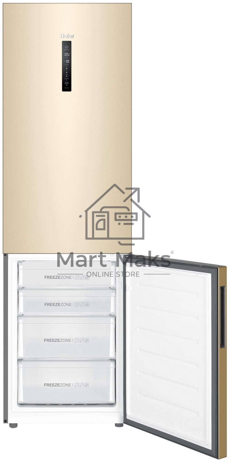 Холодильник Haier C4F640CGGU1 золотистый
