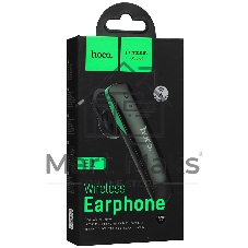 Моногарнитура Hoco E1 черный, внутриканальная (моно), Bluetooth, индикатор заряда, до 4 ч
