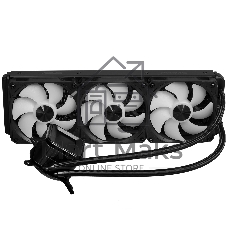 Жидкостная система охлаждения ASUS PRIME LC 360 ARGB LCD черный, алюминий/медь, 2500 об/мин, 36.5 дБ, 4 pin