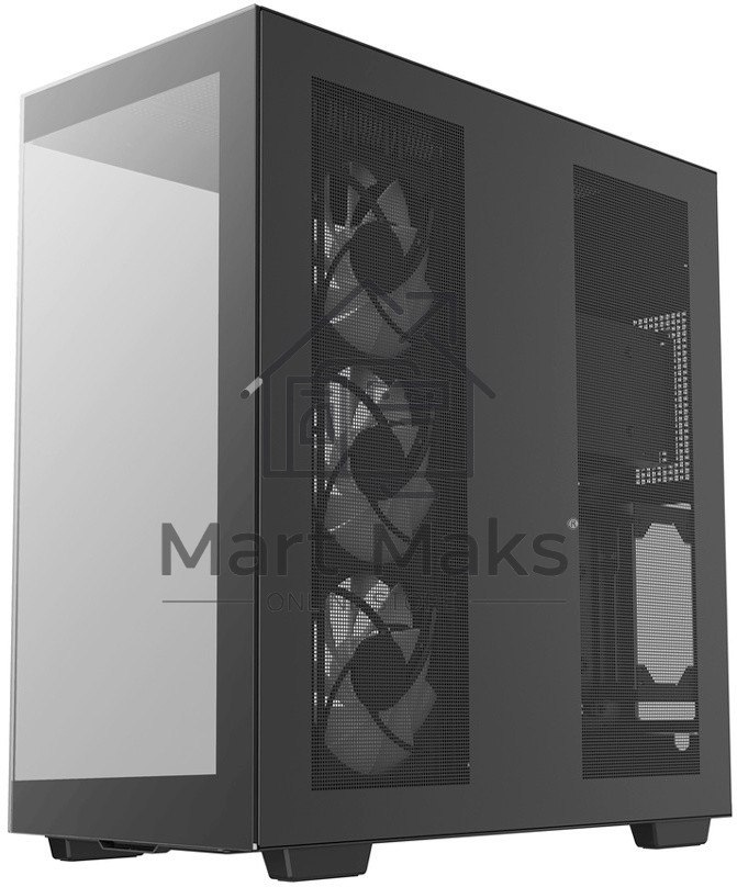 Компьютерный корпус Deepcool CH780 черный (ATX, без БП, ARGb, 4xUSB3.2 Type-A + USB3.2 Type-C) (R-CH780-BKADE41-G-1) MidiTower