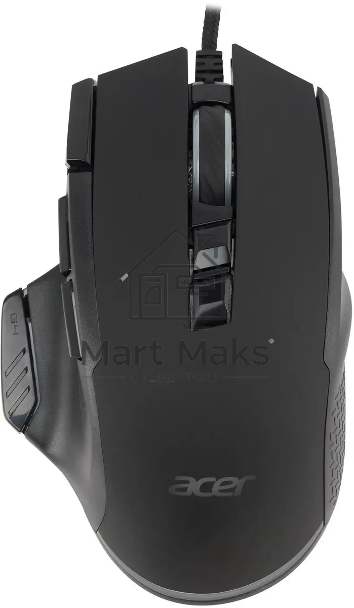 Мышь проводная Acer OMW180 черный, 6400 dpi, USB, кнопки - 9