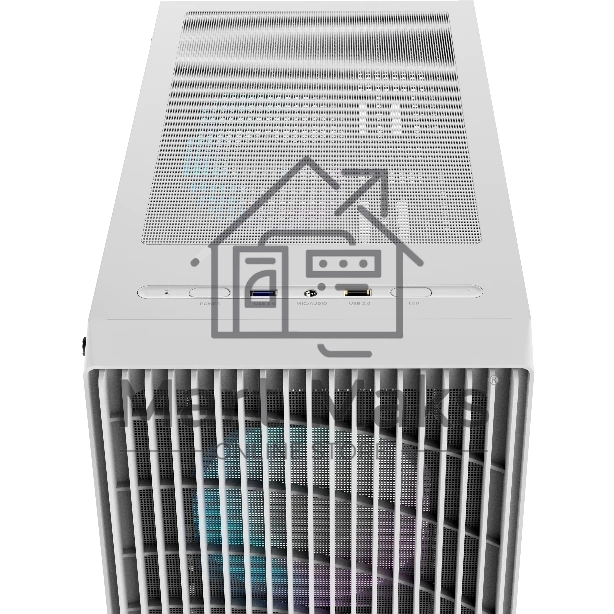 Компьютерный корпус Ocypus Gamma C70 WH ARGB ATX / win / белый / 4 ARGB fans / no PSU / Tempered Glass