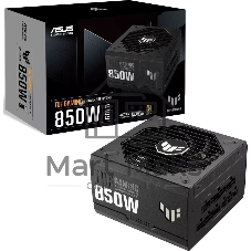 Блок питания ASUS TUF-GAMING-850G (90YE00S2-B0NA00), 850Вт, 80 PLUS Gold, 135мм, модульный, черный
