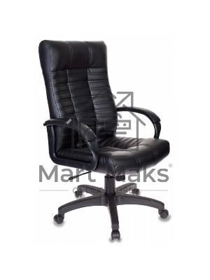 Кресло руководителя Бюрократ KB-10/BLACK черный, искусственная кожа