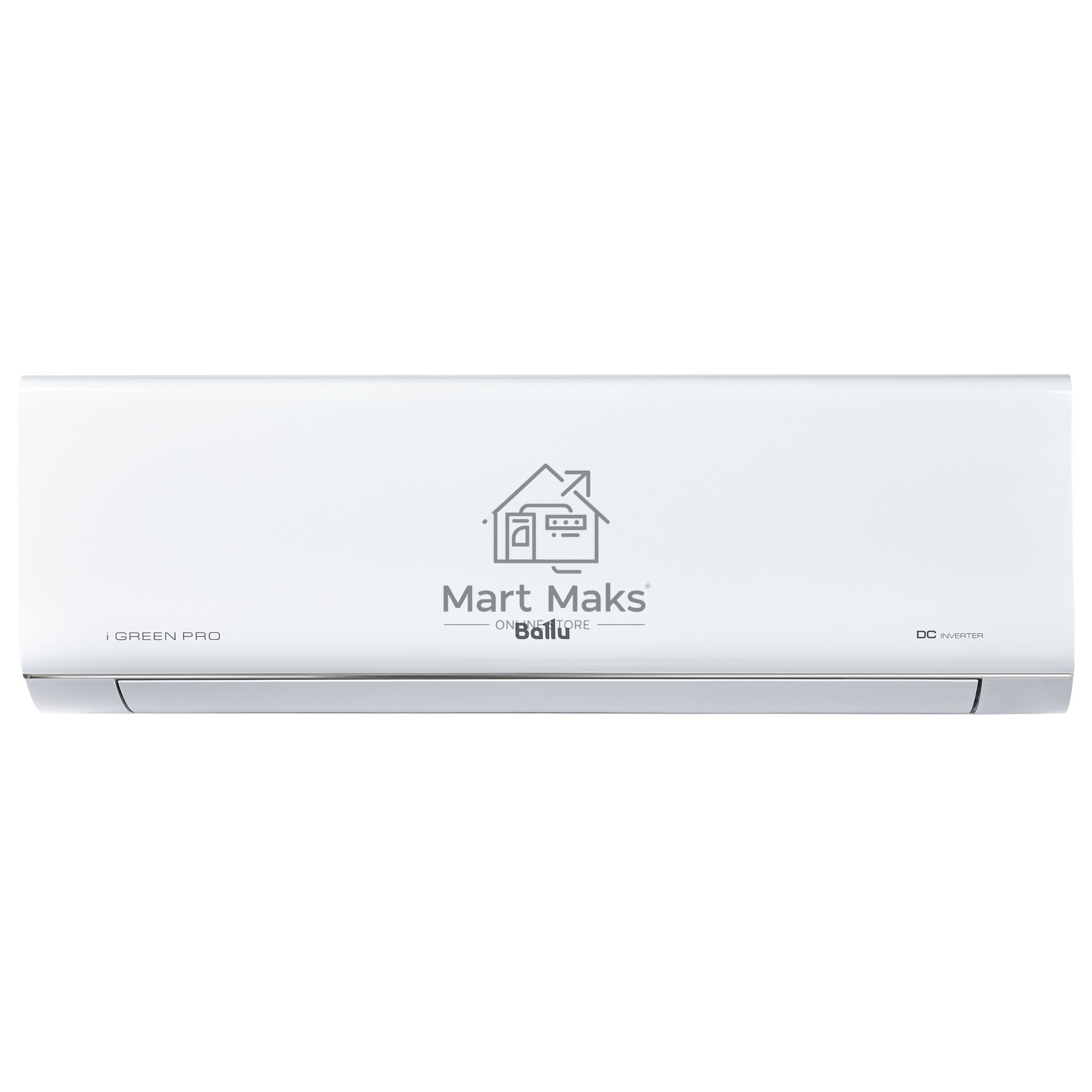 Внутренний блок сплит-системы Ballu iGreen Pro DC BSAGI/in-24HN8_V4 инвертор, 24000 BTU, 70 м², 32 дБ, охлаждение, обогрев, осушение, белый