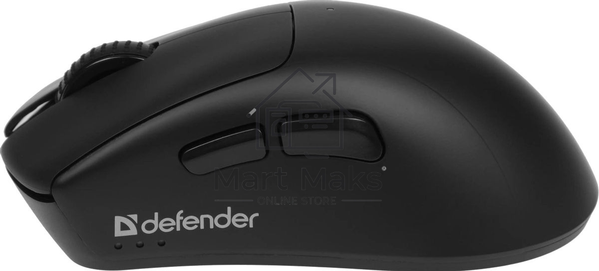 Мышь беспроводная Defender Delata GM-082 черный, 12000 dpi, радиоканал, Bluetooth, USB, кнопки - 6