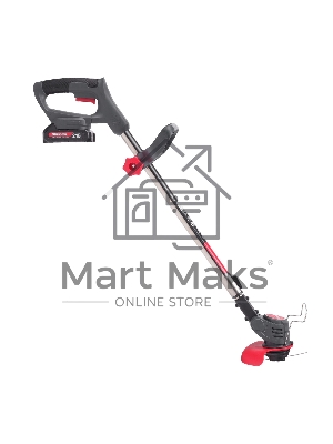 Триммер аккумуляторный Победа ТА 201 акб 21В 1,5Ач, 145мм ширина кошения, катушка и 2Т ножи