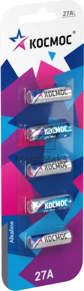 Элемент питания 27А 12V Alkaline 5BL для автосигнализации Космос