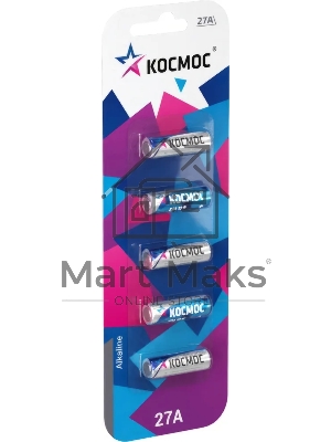 Элемент питания 27А 12V Alkaline 5BL для автосигнализации Космос