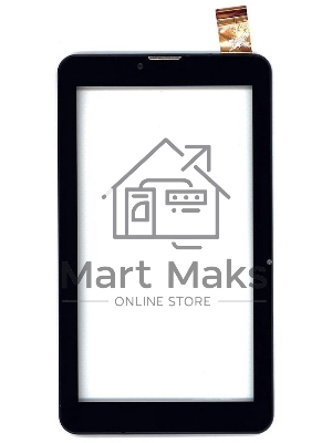 Сенсорное стекло (тачскрин) для Irbis TZ60, черное с рамкой