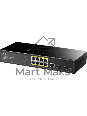 Коммутатор Cudy GS2008PS2 (L2) 8x1Gbит/с 2SFP 8PoE+ 120W управляемый