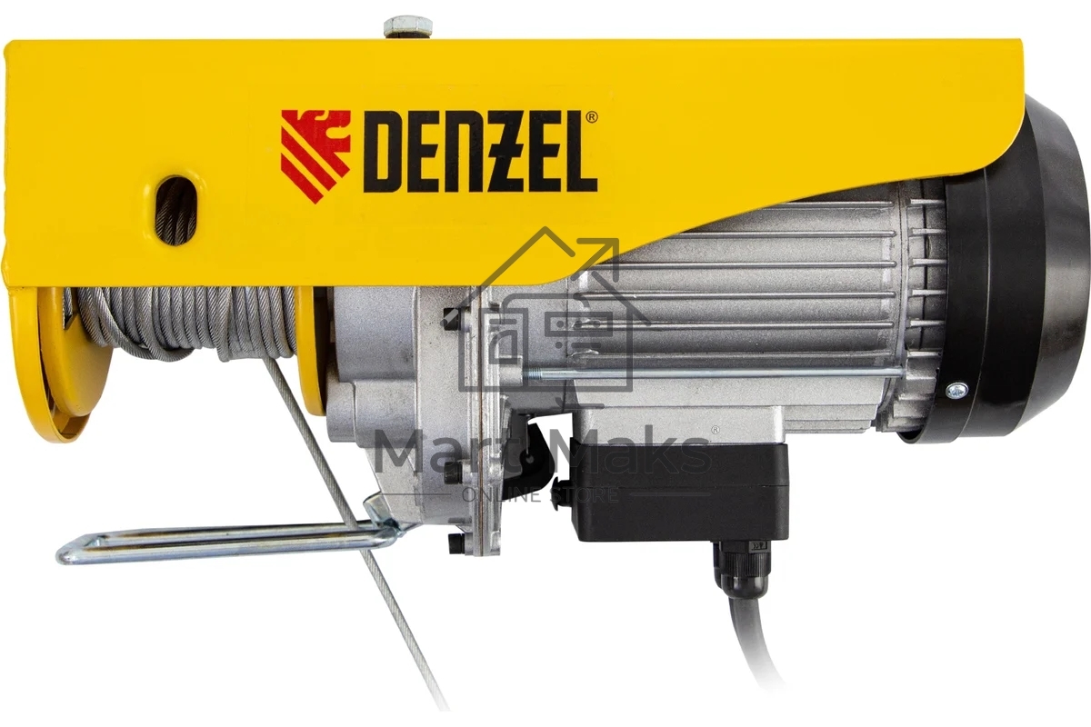 Тельфер электрический Denzel TF-500 0.5 т, 1020 Вт, высота 12 м, 10 м/мин