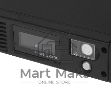 Источник бесперебойного питания CyberPower PR1000ELCDRT1U/1000 ВА/800 Вт/USB/RS-232/EPO/SNMPslot/6 x IEC 320 C13 (компьютерная)