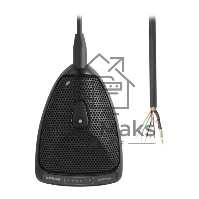 Плоский (поверхностный) конденсаторный кардиоидный микрофон SHURE MX392/C черный