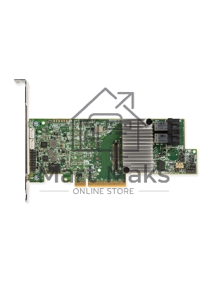 RAID-контроллер Broadcom LSI MegaRAID SAS 9361-8i SGL (LSI00417 / 05-25420-08 / 03-25420-11B) PCIe 3.0 x8 LP, SAS/SATA 12G, RAID 0,1,5,6,10,50,60, 8port (2*int SFF8643), Cache 1GB, 3108ROC (003075)