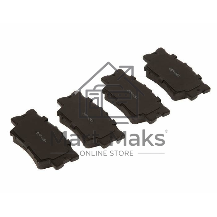 Колодки тормозные задние LPR 05P1281, комплект