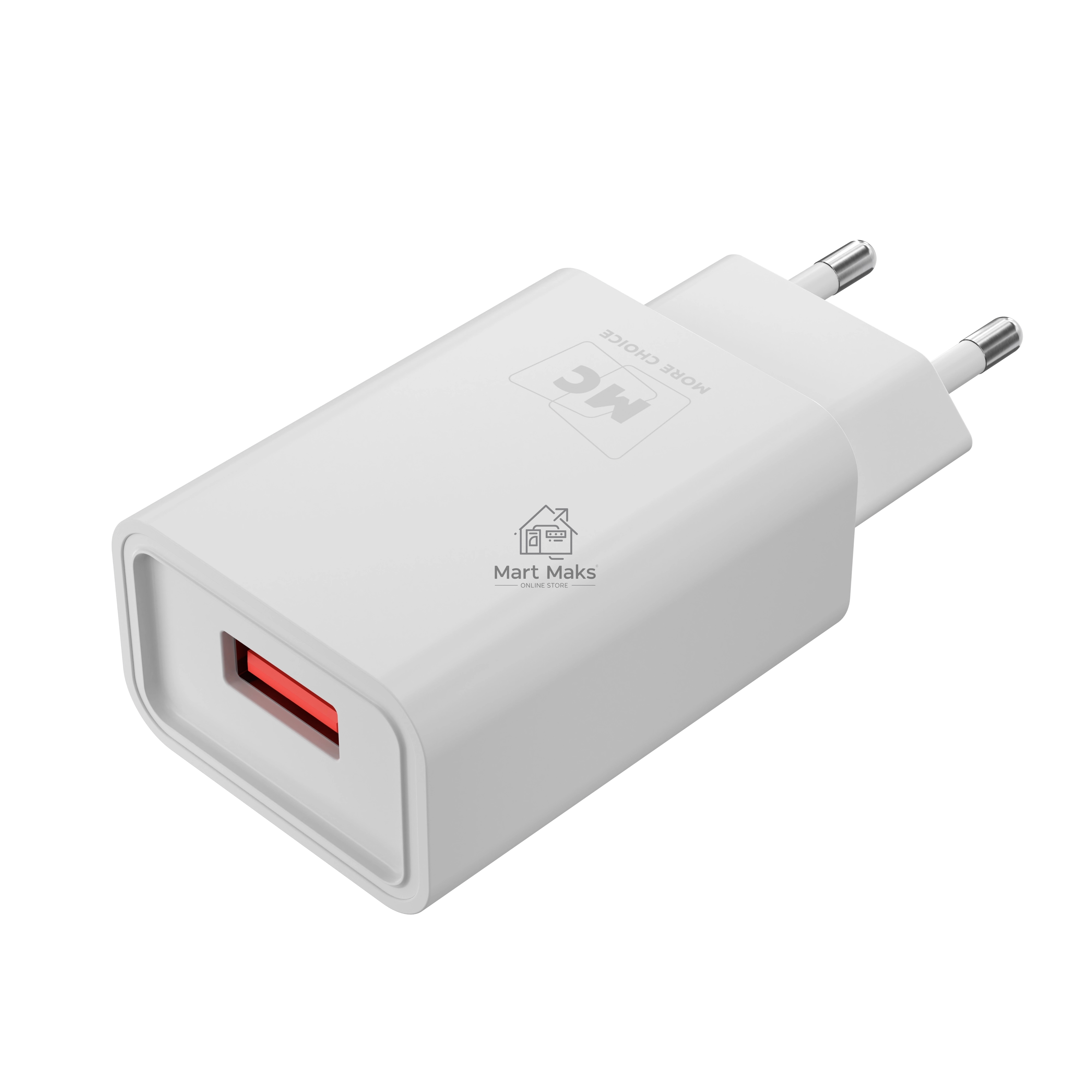 Зарядное устройство MORE CHOICE (4620202555717) NC07m СЗУ 1USB 2.0A для micro, белый