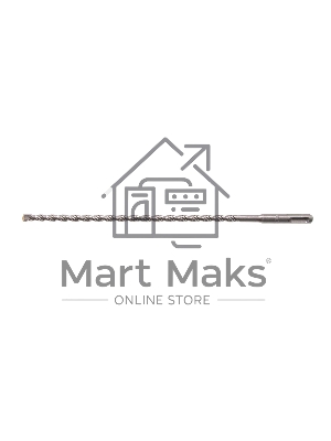 Бур по бетону Denzel двойная спираль, Cobalt W-tip, 8x310 мм, SDS PLUS