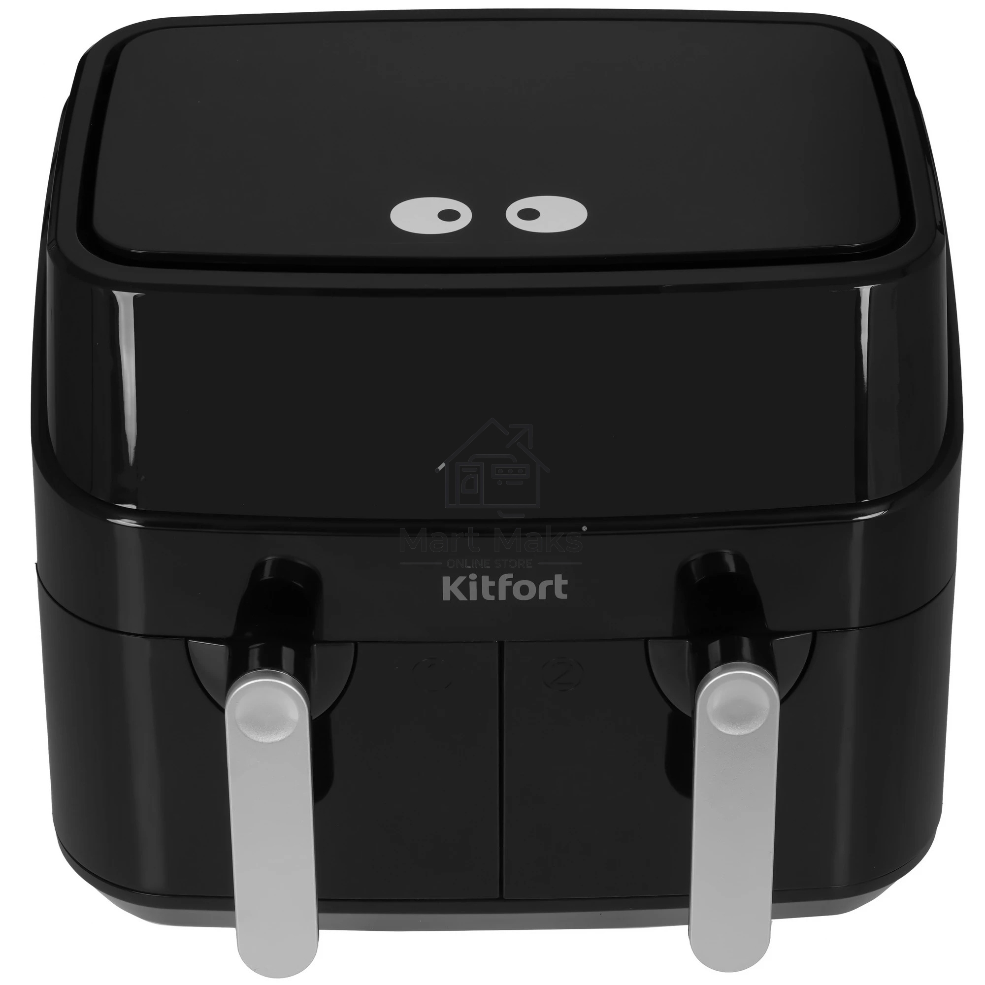 Аэрогриль Kitfort КТ-2250 черный, 1750 Вт, 9 л, сенсор, 12 программ