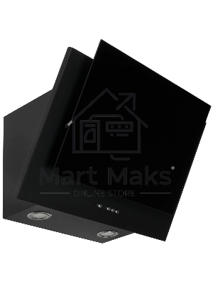 Вытяжка наклонная Elikor Рубин 60П-650-К3Д черный, 60 см, 650 куб. м/ч, 56 дБ