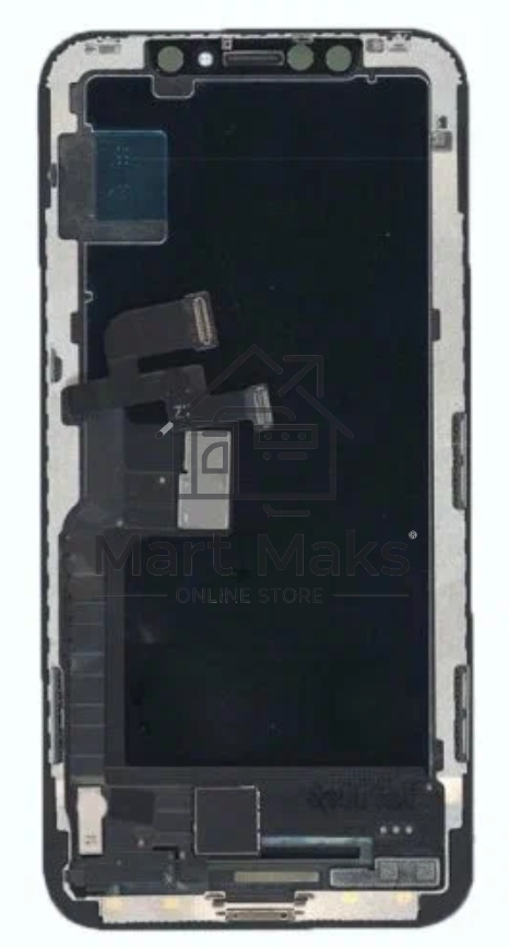 Дисплей Amperin для Apple iPhone X в сборе с тачскрином (Soft Oled), черный