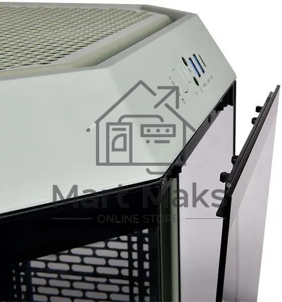 Корпус Thermaltake The Tower 300 Matcha зеленый без БП miniITX 8x120mm 6x140mm 2xUSB3.0 audio bott PSU
