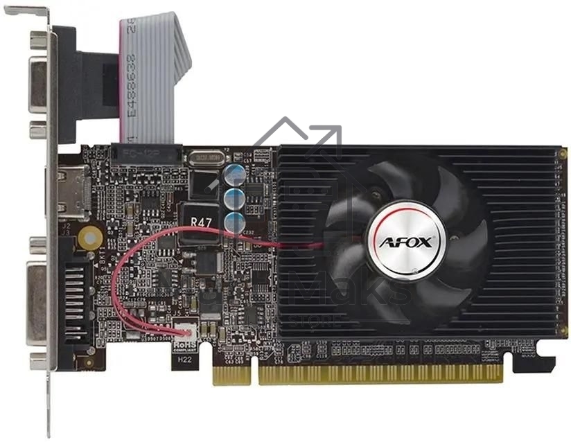 Видеокарта AFOX Geforce GT730 1GB DDR3 128Bit DVI HDMI VGA LP Single Fan
