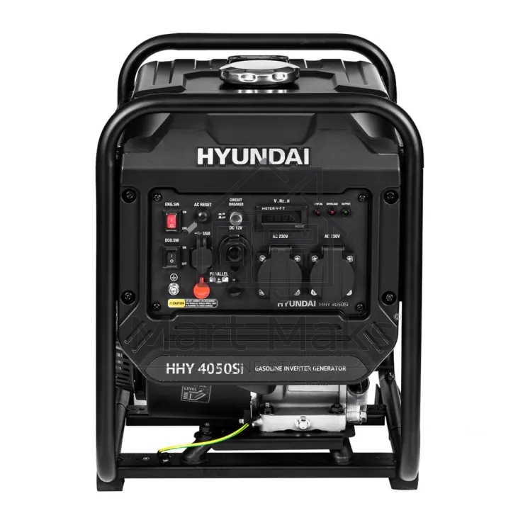 Электрогенератор бензиновый инверторный Hyundai HHY 4050SI, 3.8 кВт, 69 дБ, 28 кг