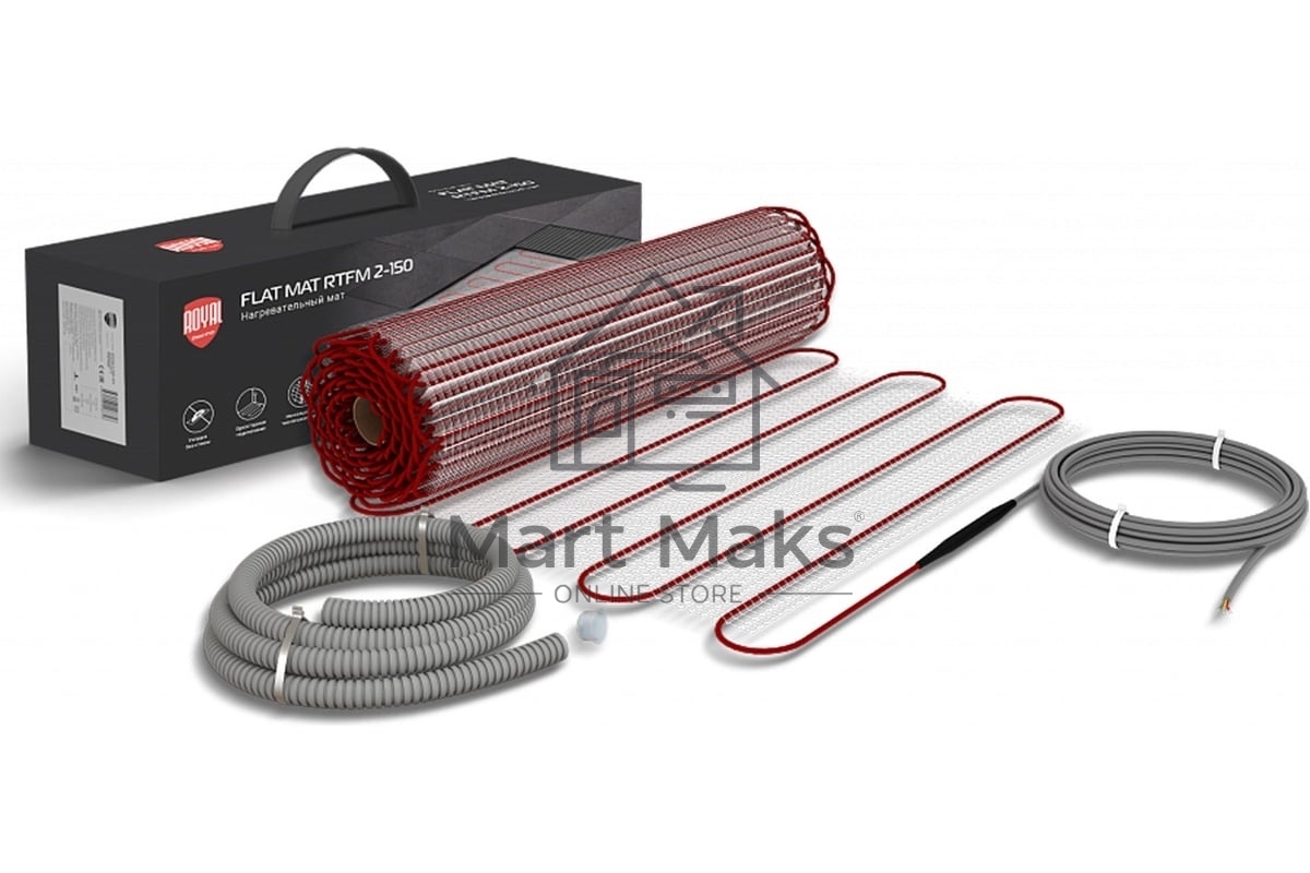 Мат нагревательный Royal Thermo Flat Mat RTFM 2-150-0,5 (комплект)