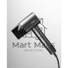 Фен Haier HHD-603 графитовый, 1600 Вт, компактный, ионизация