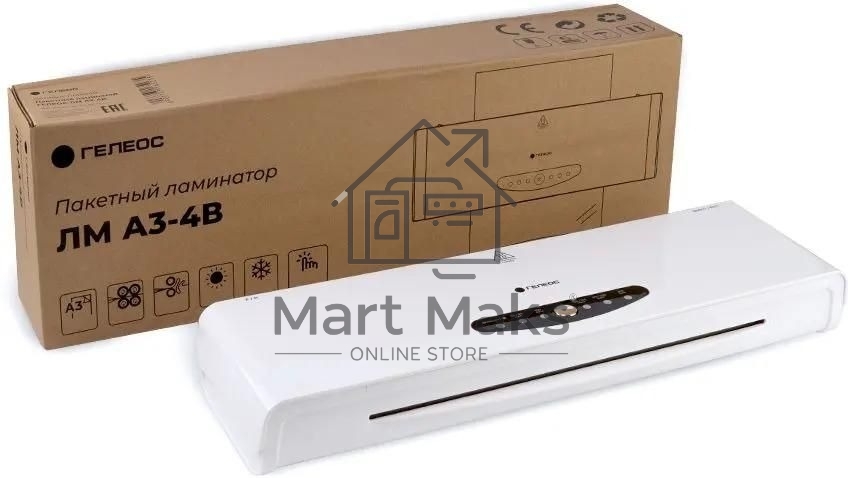 Ламинатор Гелеос ЛМА34В, 4 вала, A3, 250мкм, 300 мм/мин