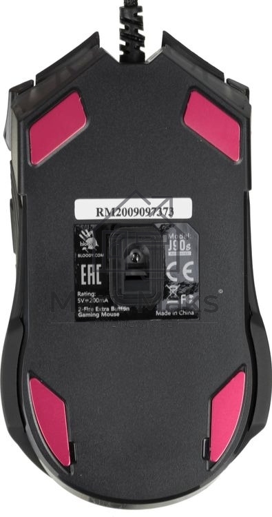 Мышь проводная A4Tech Bloody J90s черный, 8000 dpi, USB, кнопки - 12