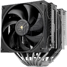 Кулер для процессора Thermalright Royal Knight 120 черный, 2x120 мм, алюминий/медь, 1900-2150 об/мин, 29.4 дБ, 4 pin PWM, высота 156 мм, без подсветки