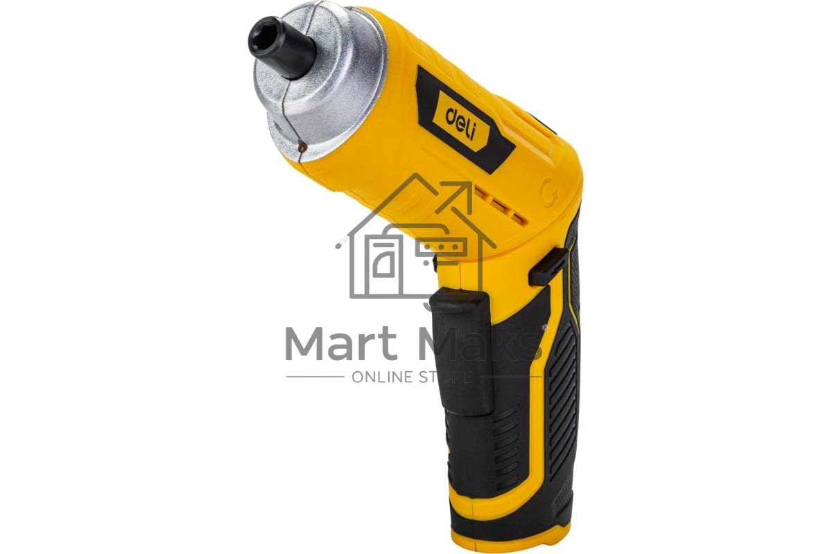 Отвертка аккумуляторная Deli DL-DP04-E2B1 (3,6В, 1,5А*ч, 3Нм, набор бит 10 шт, пласт. кейс)