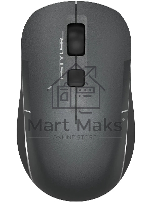 Мышь беспроводная A4Tech Fstyler FB26CS Air2 серый/черный, 2000 dpi, радиоканал, Bluetooth, USB, кнопки - 4