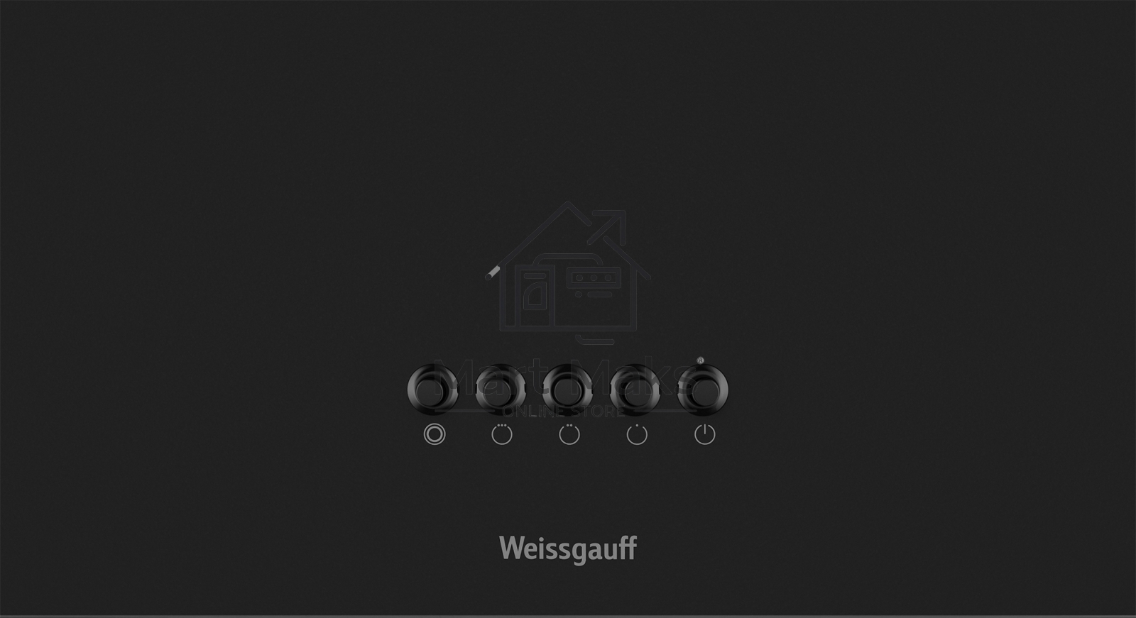 Вытяжка пристенная цилиндрическая Weissgauff Box 40 PB черный, 40 см, 900 куб. м/ч, 58 дБ