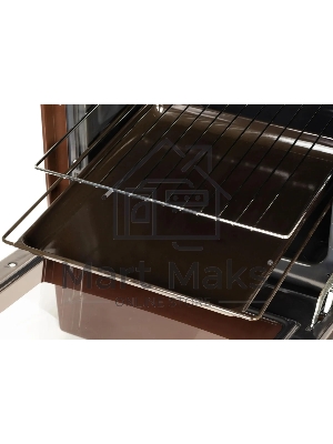 Плита электрическая Лысьва EF4005MK00 коричневый, конфорок 4 электрических, духовка 57 л, 50 см x 84 см x 60 см (без крышки)