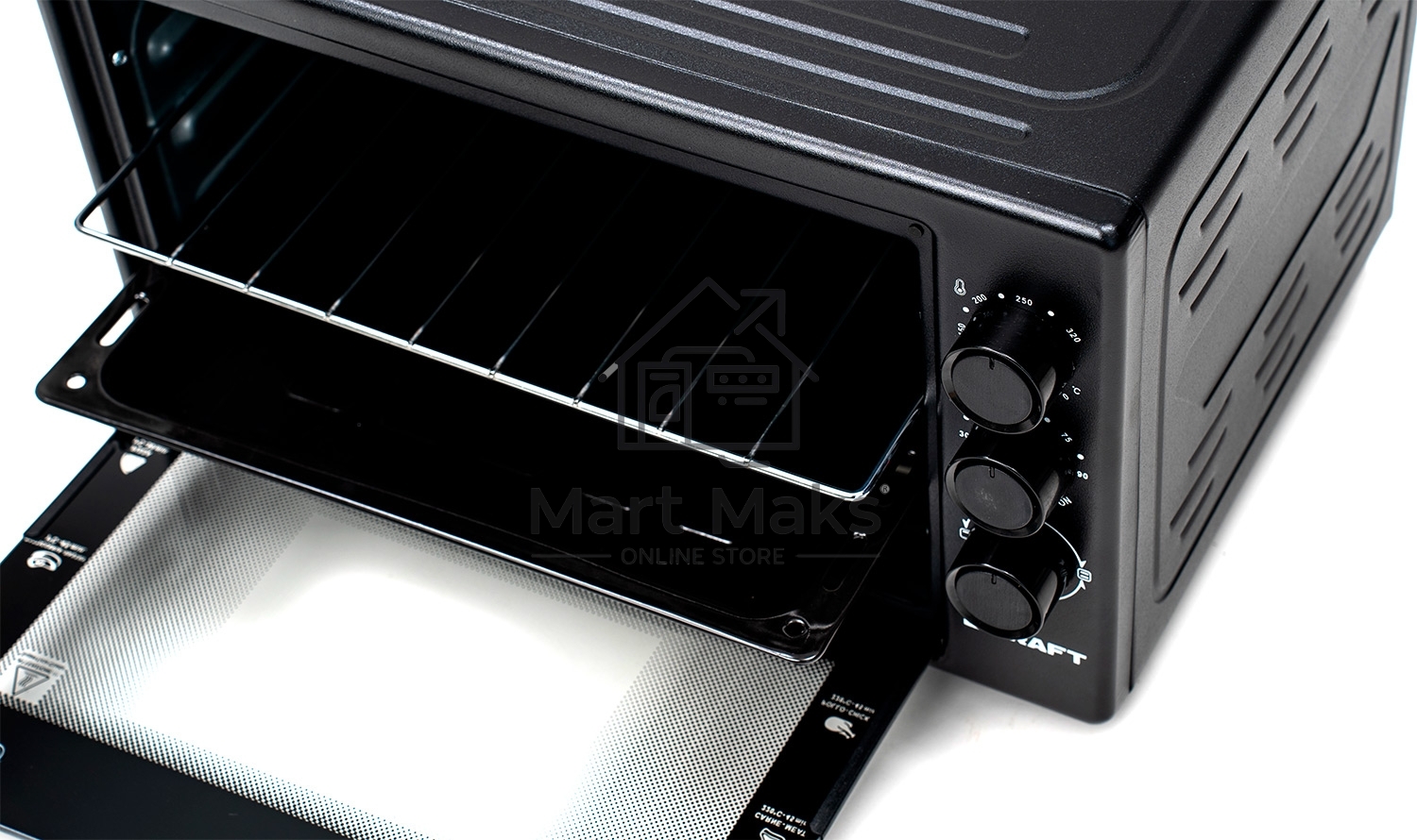 Мини-печь Kraft KF-MO 3200 BL черный