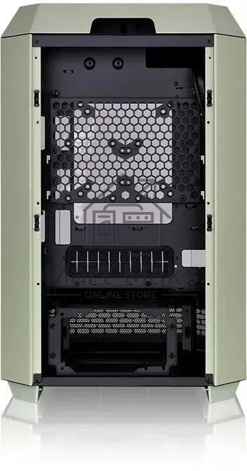 Корпус Thermaltake The Tower 300 Matcha зеленый без БП miniITX 8x120mm 6x140mm 2xUSB3.0 audio bott PSU