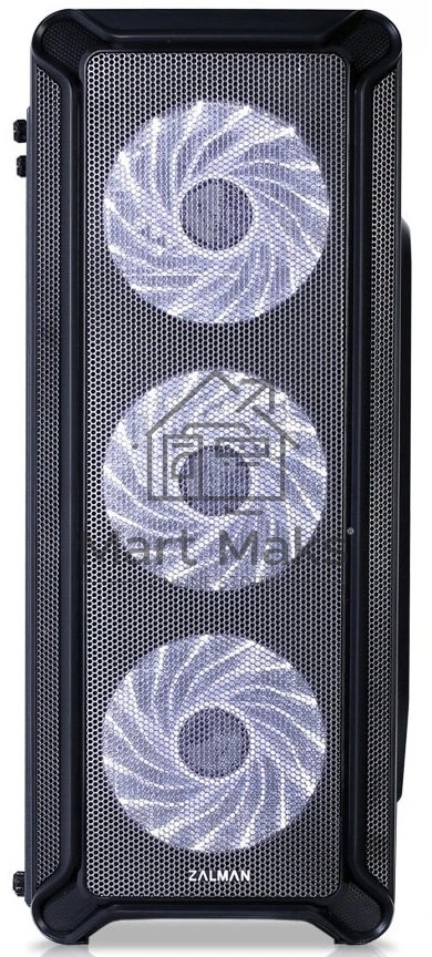 Компьютерный корпус ZALMAN I3, без БП, большое боковое окно, черный,ATX