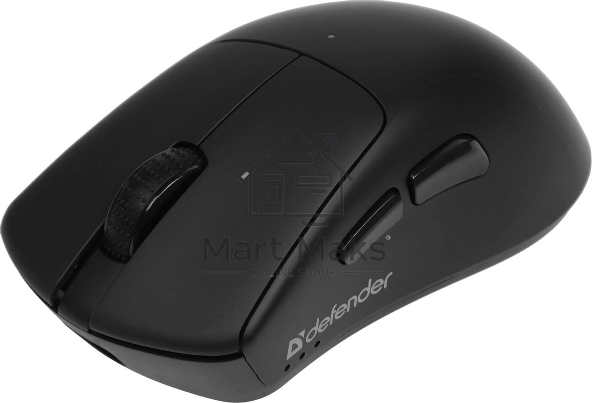 Мышь беспроводная Defender Delata GM-082 черный, 12000 dpi, радиоканал, Bluetooth, USB, кнопки - 6