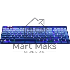 Клавиатура беспроводная Redragon Garen Pro RU RGb, бел/син, градиент,BT+2.4