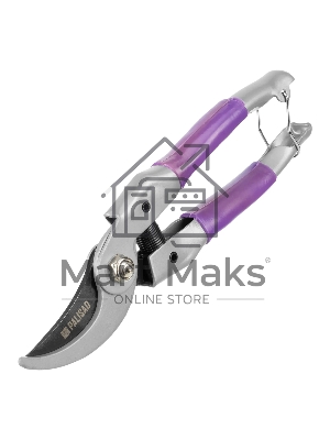 Секатор прямого реза Palisad BASE 225 мм, металлические рукоятки, ПВХ оболочка