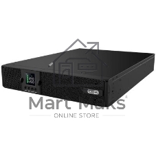 Источник бесперебойного питания CBR PLS-3KRT-8I-LCHERSC / 3000ВА / 2700Вт / 9 x C13,HID-USB, RS232, EPO, SNMP slot